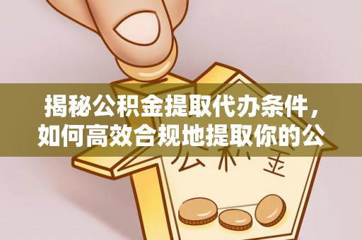 长白揭秘公积金提取代办条件，如何高效合规地提取你的公积金
