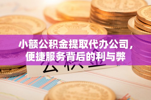 长白小额公积金提取代办公司，便捷服务背后的利与弊
