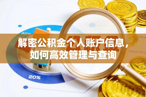 长白解密公积金个人账户信息，如何高效管理与查询