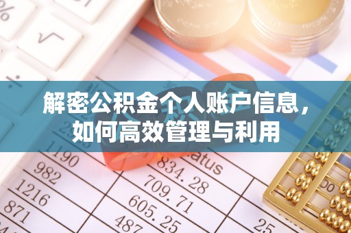 长白解密公积金个人账户信息，如何高效管理与利用