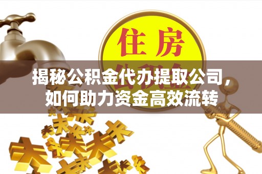 长白揭秘公积金代办提取公司，如何助力资金高效流转