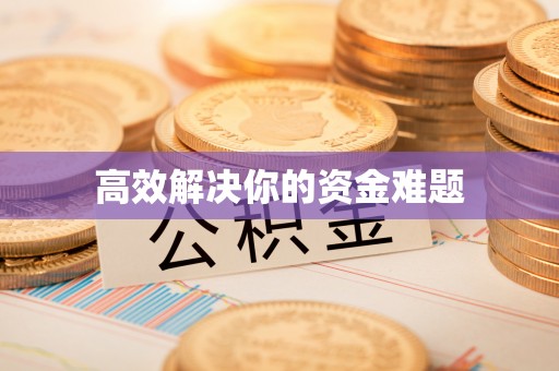 长白高效解决你的资金难题