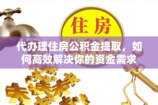 长白代办理住房公积金提取，如何高效解决你的资金需求